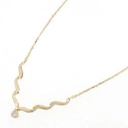 Dây chuyền kim cương K18YG 0.12CT - Hàng hiệu Chính hãng 860929