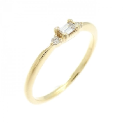 Nhẫn kim cương K18YG 0.09CT - Hàng hiệu Authentic