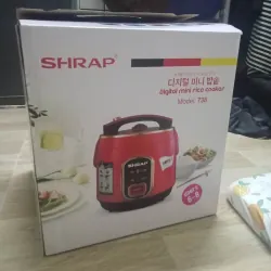 Nồi cơm điện SHRAP màu xanh, thể tích 2,2 lít , tình trạng chưa từng sử dụng 756998