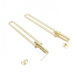 Bông tai liên kết dài đôi Tiffany - Hàng hiệu chính hãng 844938