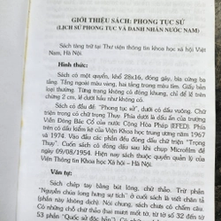 Kịch sử phong tục và danh nhân nước Nam | sách dịch 543990