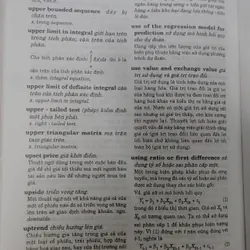 TỪ ĐIỂN TOÁN KINH TẾ THỐNG KÊ - KINH TẾ LƯỢNG  675981