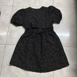 Váy hoạ tiết ren gấm bigsize 3XL 544464