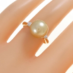 Nhẫn ngọc trai trắng K18YG 9.5mm - Hàng hiệu Chính hãng 850273