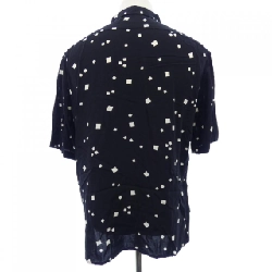 SAINT LAURENT 601070 Y1A79 Áo Sơ Mi Ngắn Tay - Hàng hiệu Chính Hãng 881255