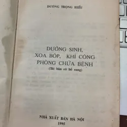 DƯỠNG SINH XOA BÓP KHÍ CÔNG CHỮA BỆNH - DƯƠNG TRỌNG HIẾU 753463