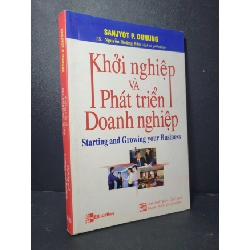 Khởi nghiệp và phát triển doanh nghiệp mới 80% bẩn bìa, ố nhẹ, highlight, chữ viết 2008 Sanjyot P.Dunung HCM2205 MARKETING KINH DOANH Rebooks.vn