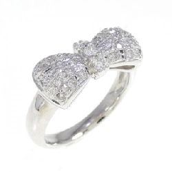 Nhẫn kim cương PT900 hình ruy băng 0.31CT