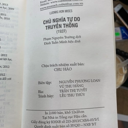 Chủ nghĩa tự do truyền thống. Bìa mềm. 999 443224