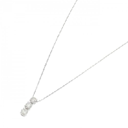 Dây chuyền kim cương ba viên PT900/PT850 0.53CT - Hàng hiệu Authentic 858509