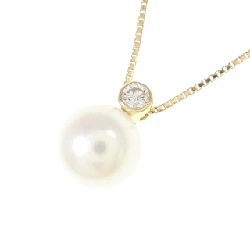 K18YG Ngọc trai Akoya Dây chuyền 8mm - Hàng hiệu Chính hãng 856692