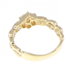 Nhẫn kim cương hoa K18YG 0.30CT 673181