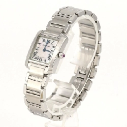 Cartier Tank Française SM Quartz Mặt số Ngọc hồng - Hàng hiệu Chính hãng 873937