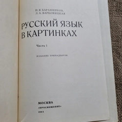 И.В. БАРАННиков, Л.А. ВАРКОВИЦКАЯ

Русский язык в картинках 283593