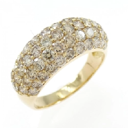 Nhẫn kim cương Pavé K18YG 2.00CT