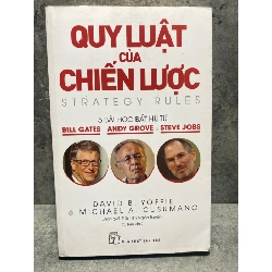 QUY LUẬT CỦA CHIẾN LƯỢC Tác giả: David B. Yoffie and Michae A. Cusumano- NXB Trẻ 2017- Sách lưu kho chưa qua sd,có ố cạnh
