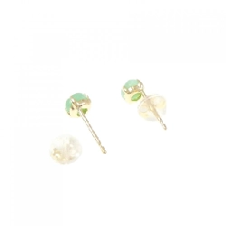 K18YG Chrysoprase Bông tai - Hàng hiệu Chính hãng 870342
