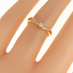 Nhẫn kim cương K18YG 670622