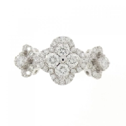 Nhẫn kim cương hoa K18WG 0.62CT 671781