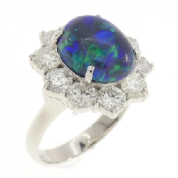 Nhẫn Opal Đen PT900 2.29CT