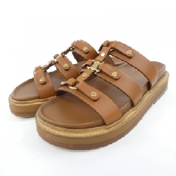 Giày sandal CELINE Slide Tippy Triomphe Wedge Mule 357283766C - Hàng hiệu Authentic 827861