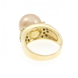 Nhẫn ngọc trai trắng K18YG 13.6mm - Hàng hiệu Chính hãng 847914