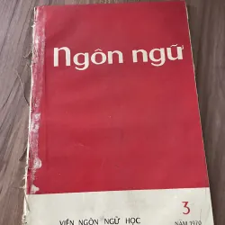 Tạp chí Ngôn ngữ - khổ lớn , sô 3.1970 