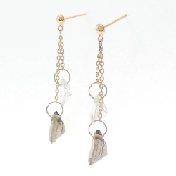 K18PG Bông tai thạch anh - Hàng hiệu Chính hãng 876118