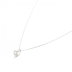 K18WG Dây chuyền kim cương hình trái tim 0.10CT - Hàng hiệu Chính hãng 862781