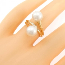 Nhẫn ngọc trai Akoya K18YG - Hàng hiệu Authentic 849158