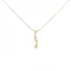 Dây chuyền kim cương K18YG 0.1CT - Hàng hiệu chính hãng