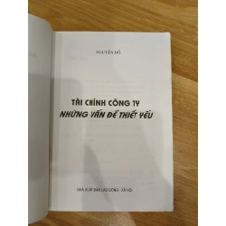Tài Chính Công Ty: Những Vấn Đề Thiết Yếu - Nguyễn Đô (Biên soạn) 548316