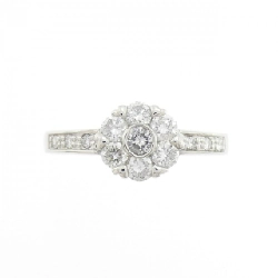 Nhẫn kim cương hoa PT900 0.56CT - Hàng hiệu Authentic 853309