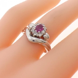 Nhẫn Ruby PT900 0.48CT - Hàng hiệu Chính hãng 851524