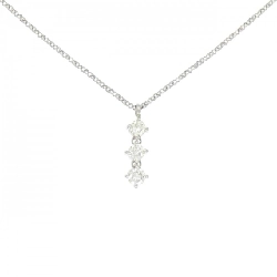 Dây chuyền kim cương ba viên PT900/PT850 0.523CT - Hàng hiệu Chính hãng