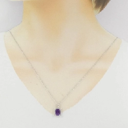 PT900/K18WG Mặt dây chuyền Amethyst 2.10CT - Hàng hiệu Chính hãng 861246