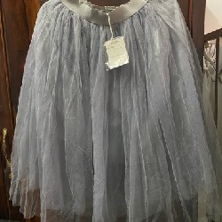 Váy lưới công chúa màu ghi new 100% 47058