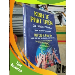 (TẶNG BOOKMARK) Kinh tế phát triển bài tập và đáp ánRBK01/03
