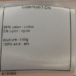 Áo khoác không cổ CHANEL P53061V39701 16C 629334