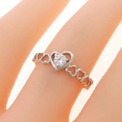 Nhẫn kim cương hình trái tim K10WG 0.10CT - Hàng hiệu Chính hãng 852408