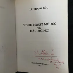 Nghệ thuật Môđéc và Hậu Môđéc - Lê Thanh Đức ( có chữ ký ) 1032180