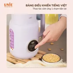 Máy làm sữa hạt UNIE UMB08 PRO dung tích 600ml, lưỡi dao 8 cánh, chất liệu inox304 706308