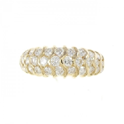 Nhẫn kim cương K18YG 0.98CT 670565