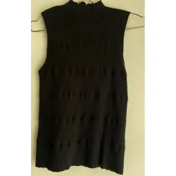 MỚI 98%***ÁO LEN TĂM TANK TOP 20AGAIN* MÀU ĐEN DÁNG BODY SIZE S* TẶNG QUÀ 0Đ FREESHIP 591627