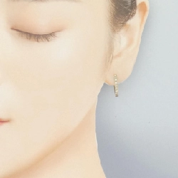 K18YG Bông tai Kim cương 1.00CT - Hàng hiệu Chính hãng 863037