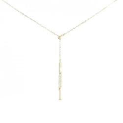 Dây chuyền kim cương K18YG 0.08CT - Hàng hiệu Chính hãng