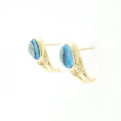 K18YG Blue Topaz Bông tai - Hàng hiệu Chính hãng 864514