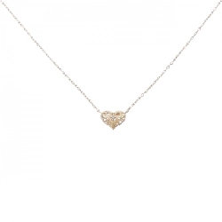 K10YG Heart Tourmaline Necklace - Hàng hiệu Authentic