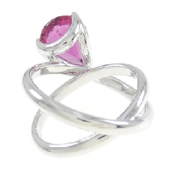 Mikimoto Nhẫn Tourmaline Rubellite 3.41CT - Hàng hiệu Chính hãng 842357