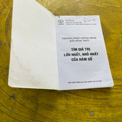 PHƯƠNG PHÁP CHỨNG MINH BẤT ĐẲNG THỨC TÌM GTLN, GTNN CỦA HÀM SỐ 541655